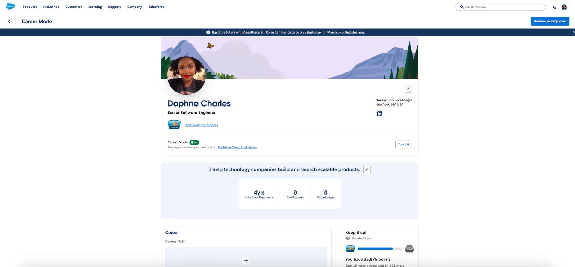 Trailhead Careers Marketplace